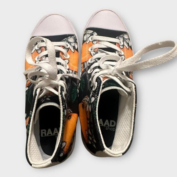 Raad Traditional Tattoo Style Hightop Sneakers - Picture 5 of 6